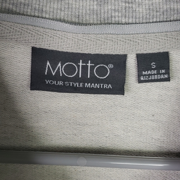 Motto short sleeve sweater - Picture 4 of 6